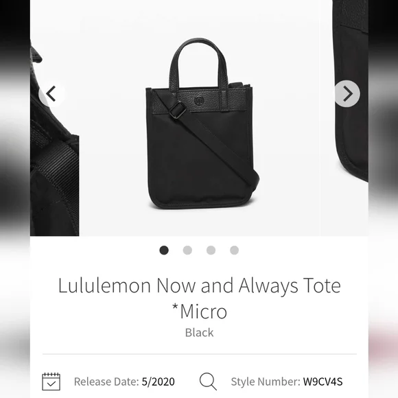 LULULEMON Now And Always Micro Tote Super Cute And Practical For Everydayπ - Picture 6 of 7